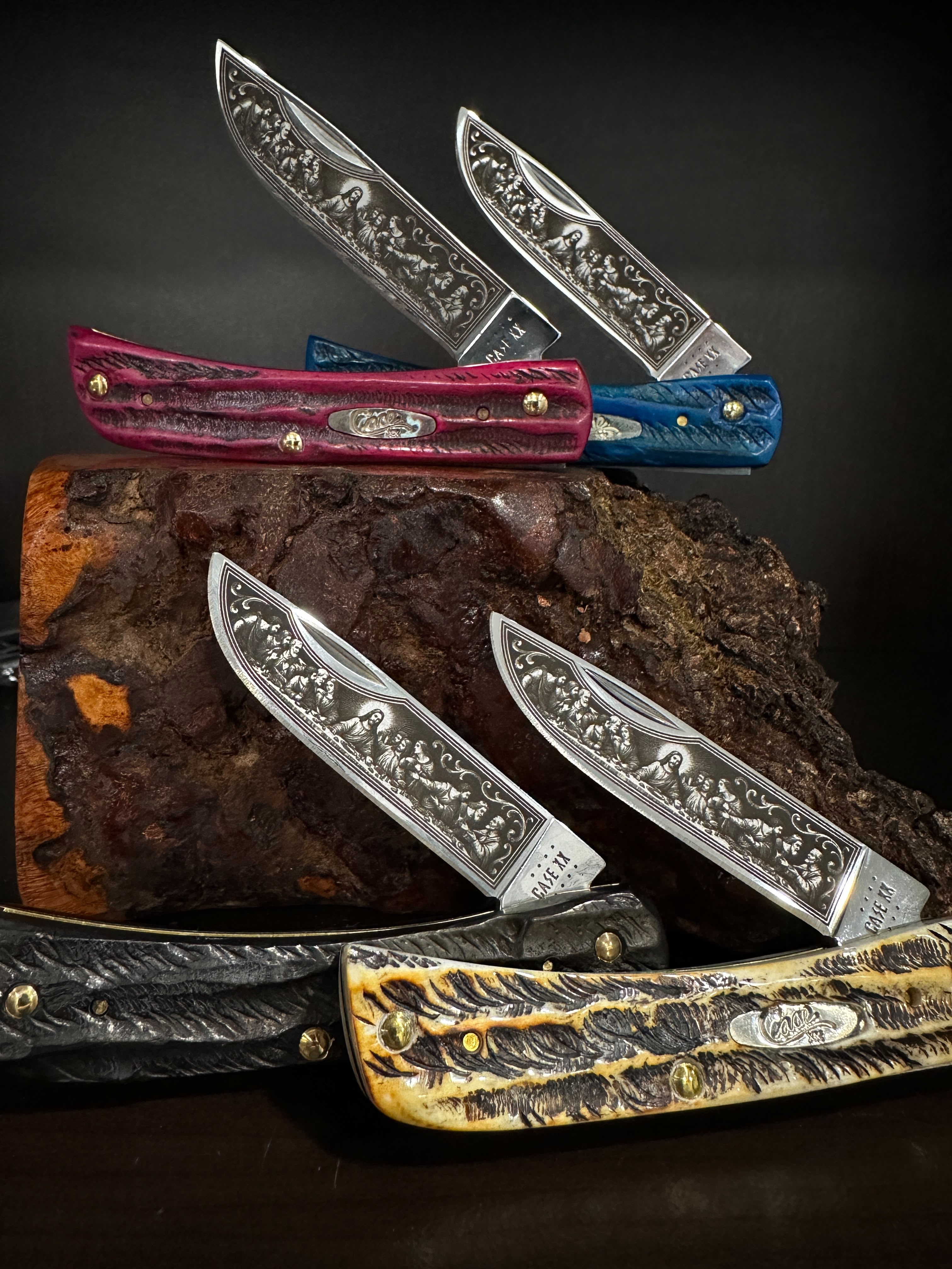 Last Supper (Multi-Color Bone Handle)