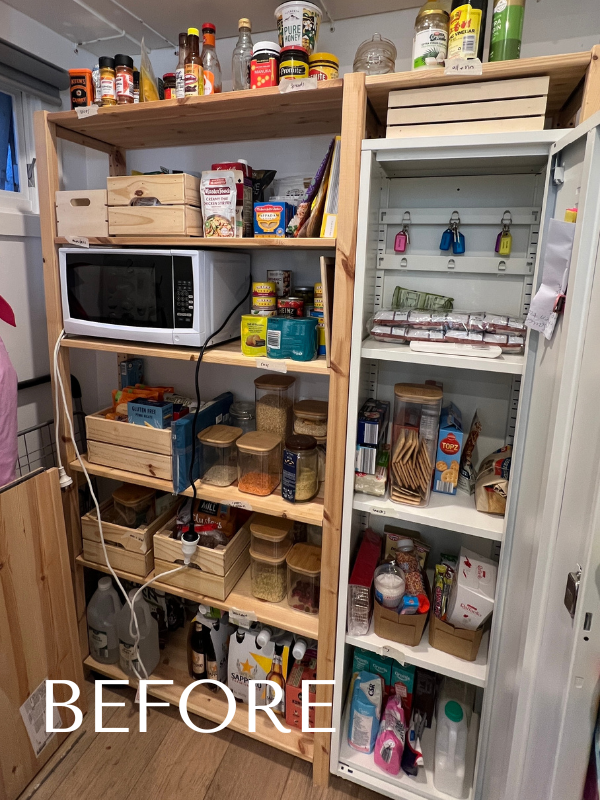 Pantry before