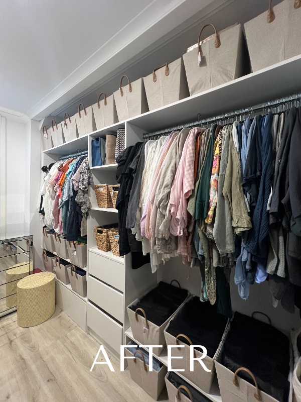 Wardrobe after