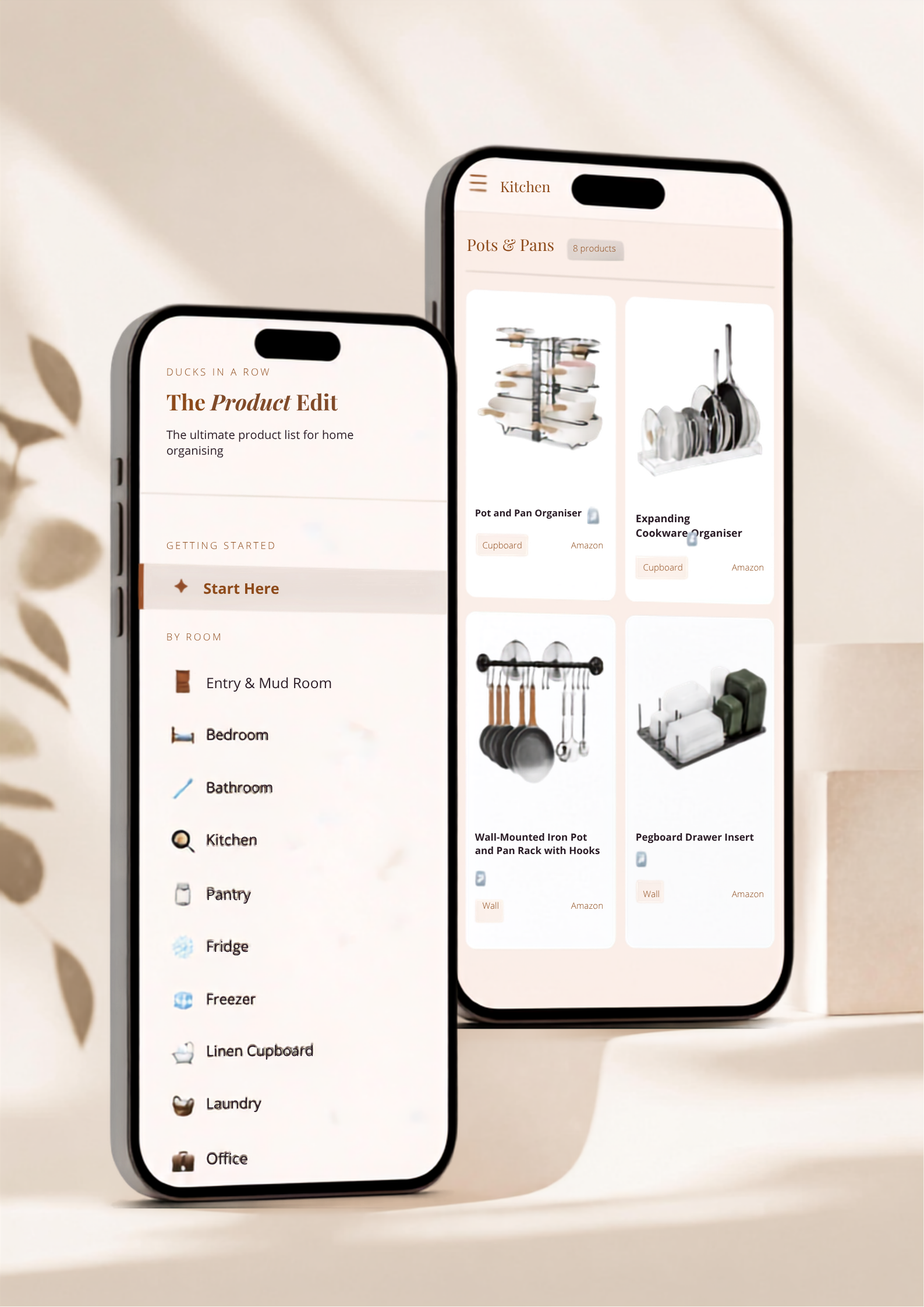 A product card from the Ultimate Product List showing category and location