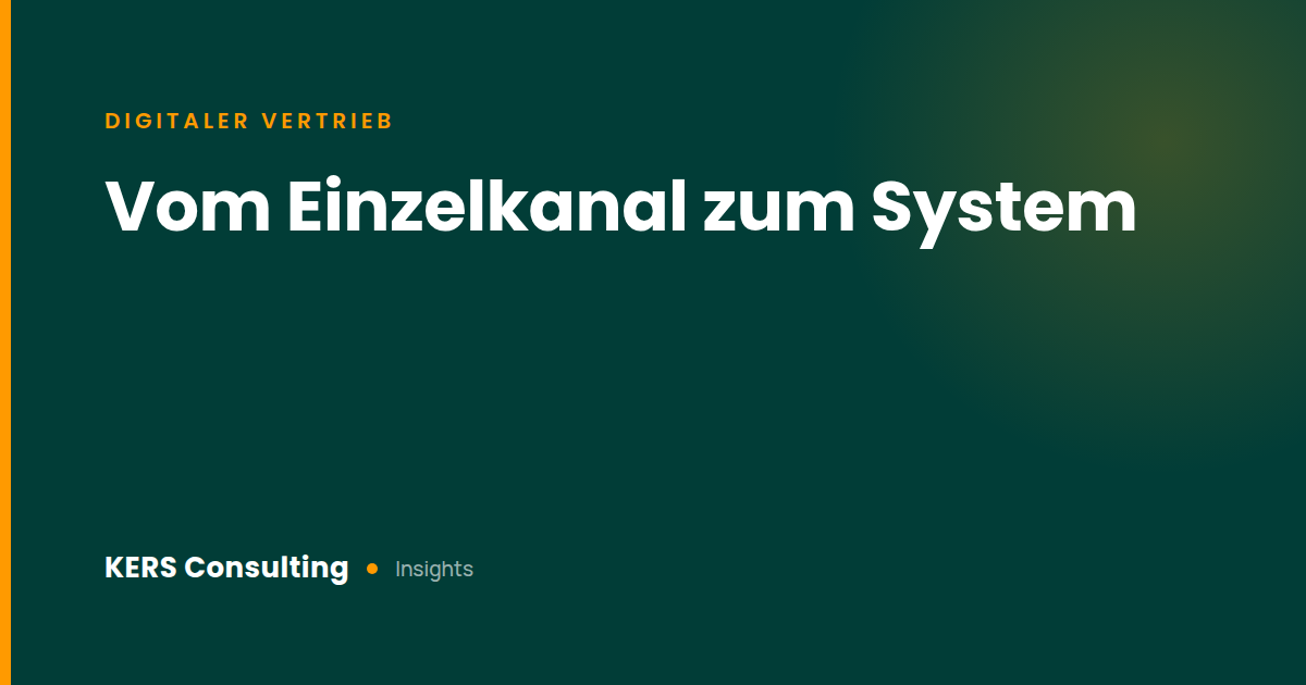 Digitaler Vertrieb im Autohaus: Warum einzelne Leads noch kein System ergeben