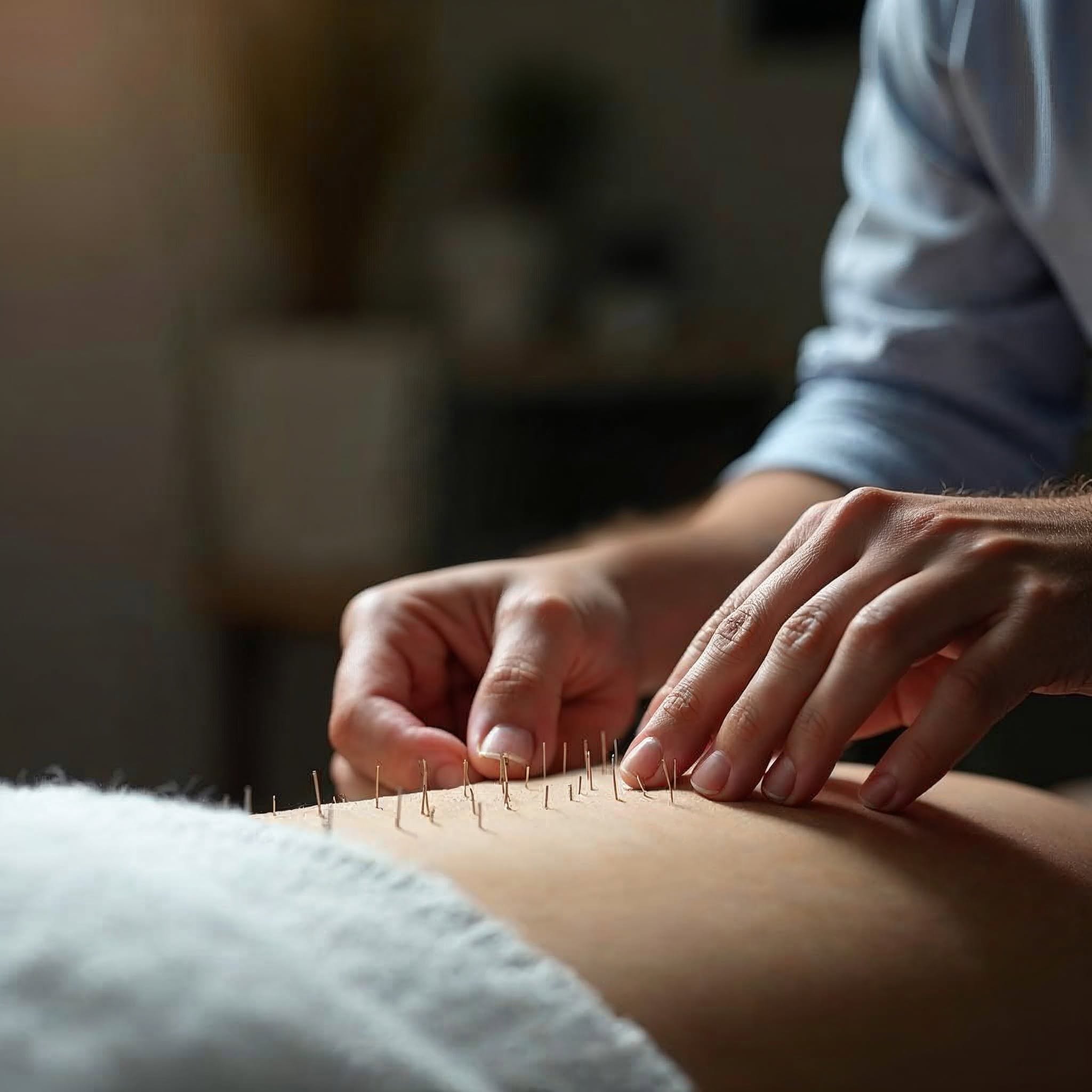 Chad Moyer treating a neuropathy patient