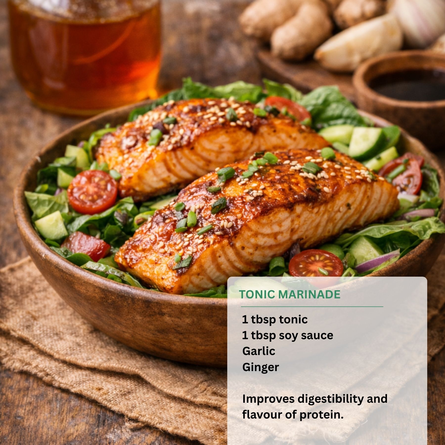 Homey Gut Tonic Marinade