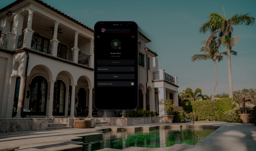 Security system installation by Freedom Technologies in Naples