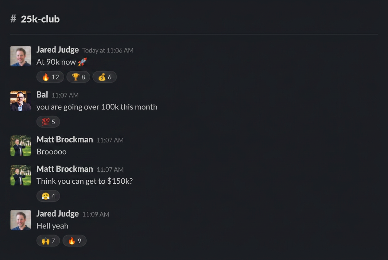 Jared $90K milestone