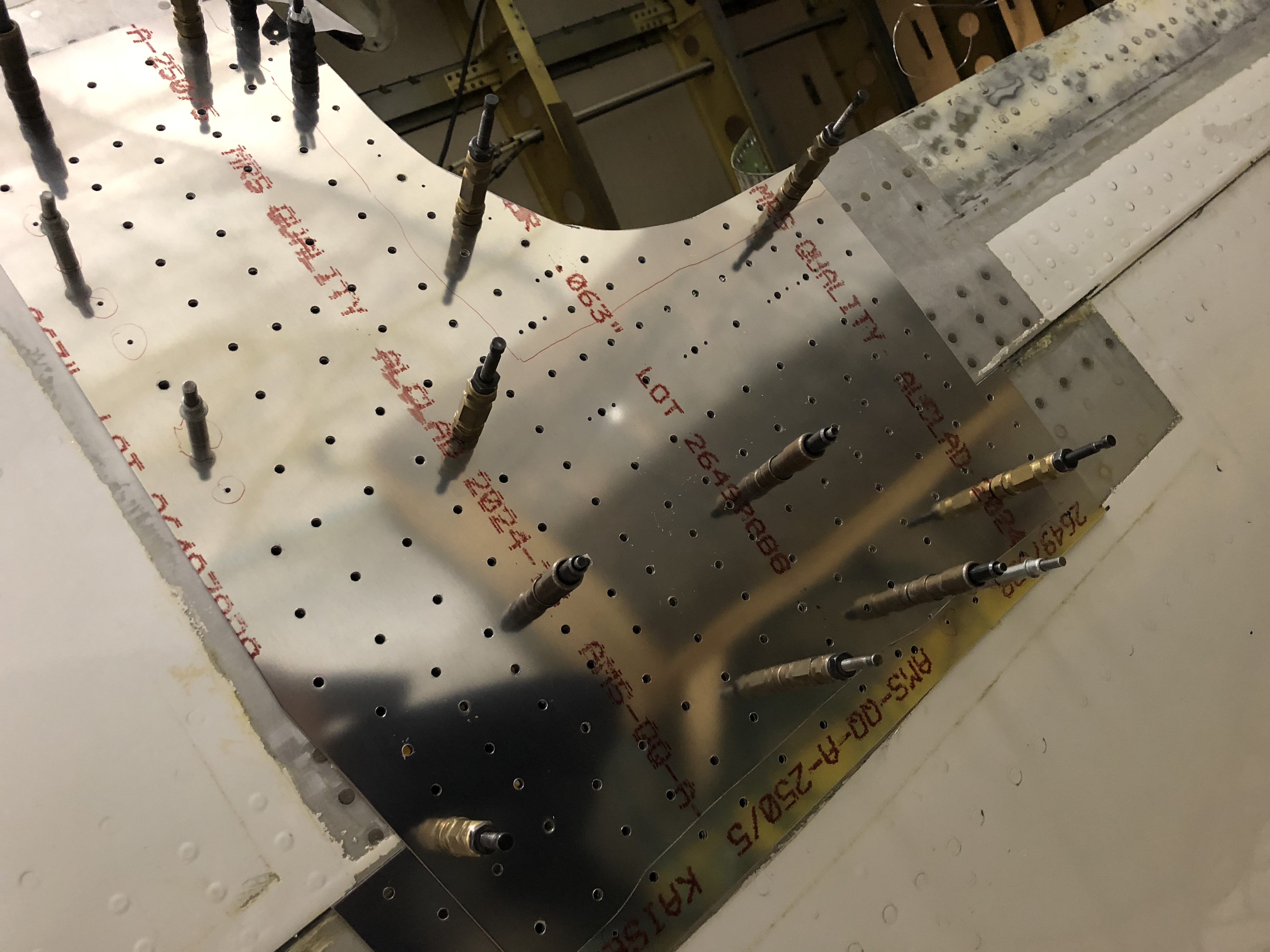Aircraft structural damage inspection and repair during AOG.