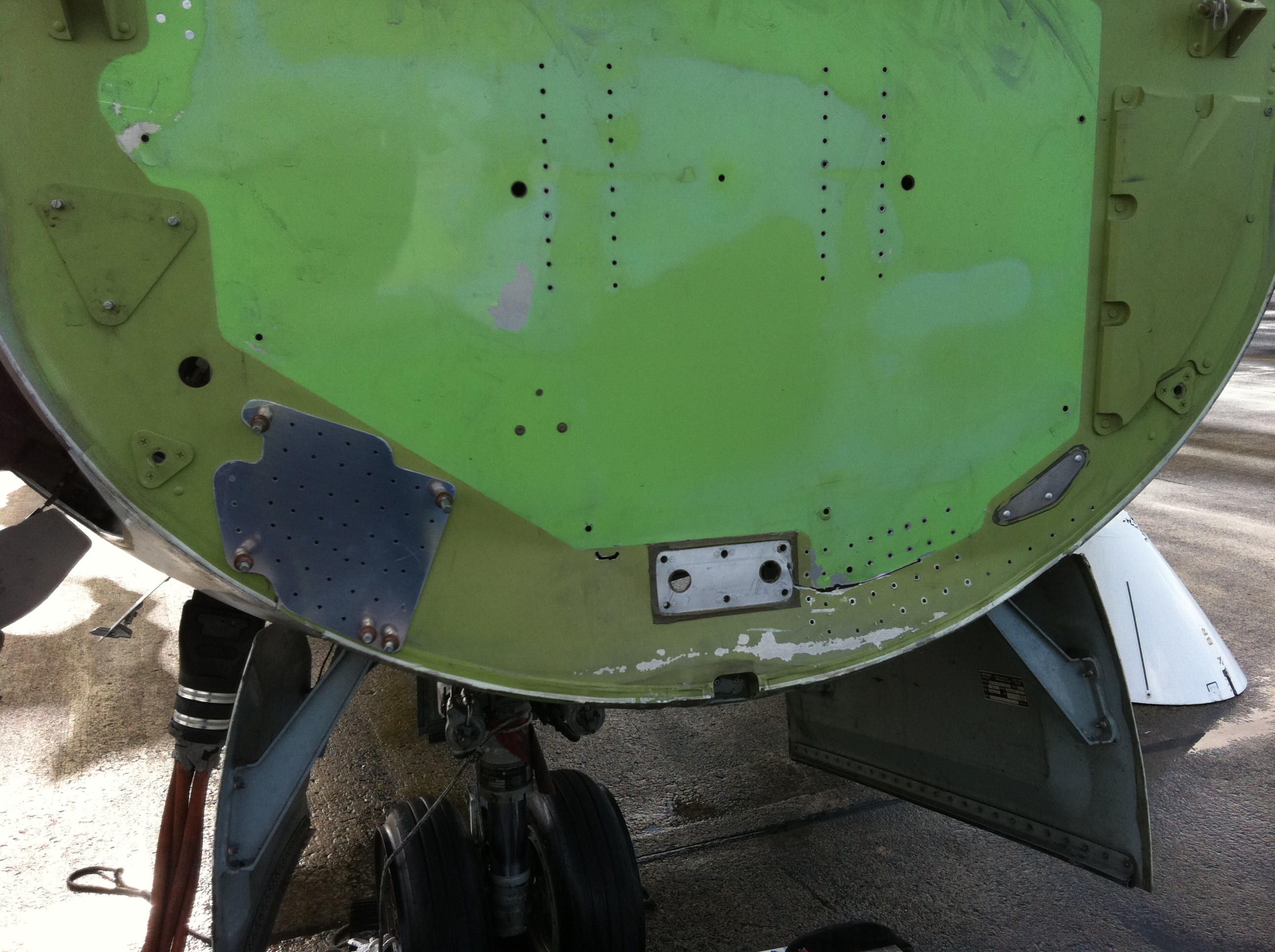 Aircraft structural damage inspection and repair during AOG.