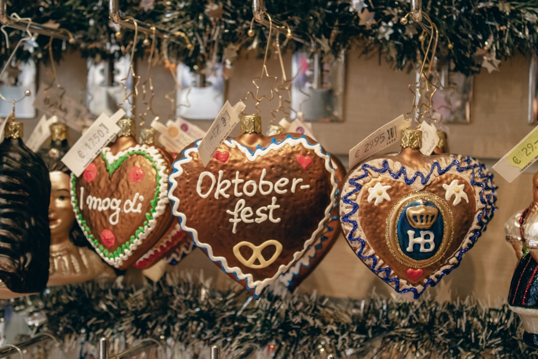 Oktoberfest-Lebkuchenherzen in München – Wiesn-Souvenirs