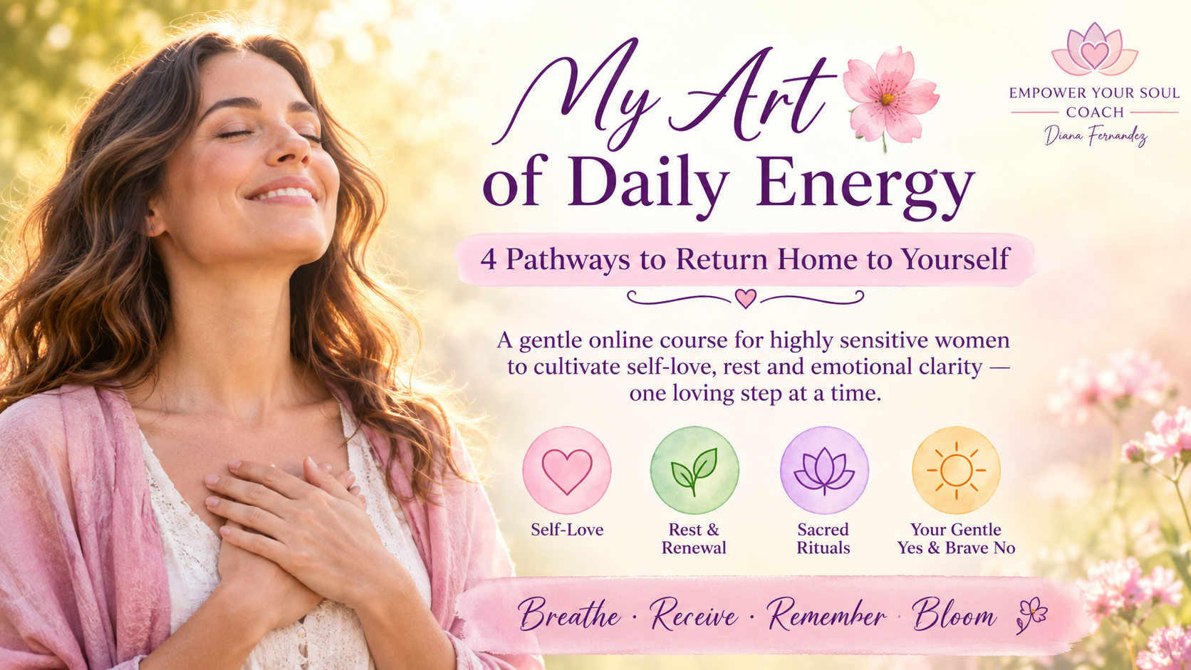 My Art of Daily Energy | Course for Highly Sensitive Women
