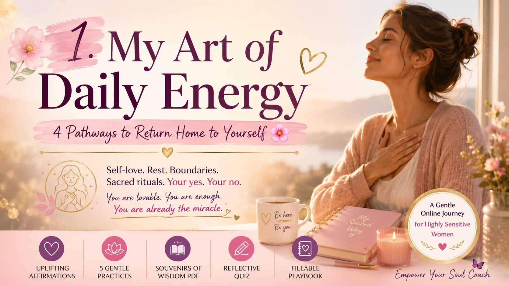 🌸 My Art of Daily Energy | Course for Highly Sensitive Women