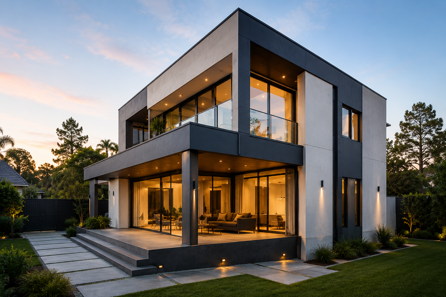 Modern home exterior