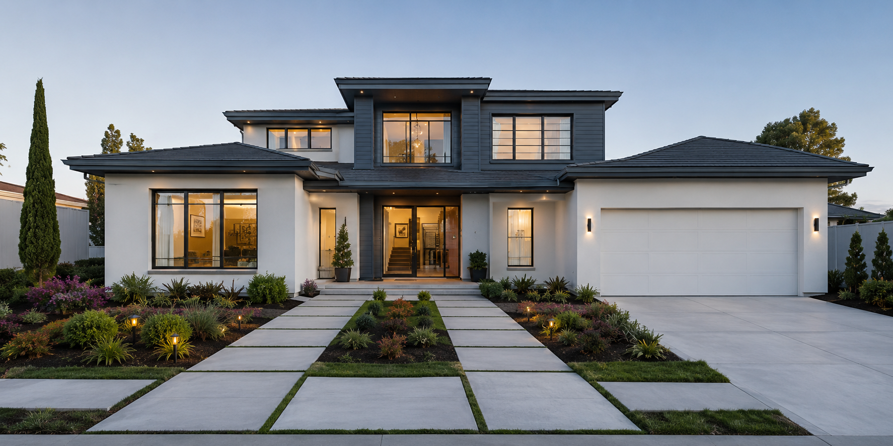 Custom home exterior