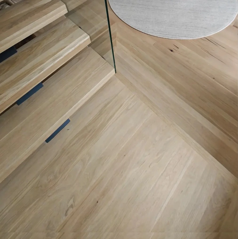Stained to match your existing floor
