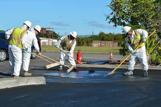 Sealcoating project by RBD Paving & Sons