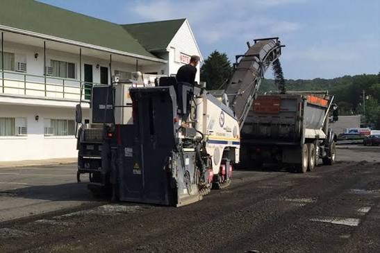 Asphalt milling project by RBD Paving & Sons