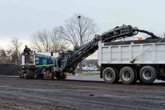 Asphalt milling project by RBD Paving & Sons