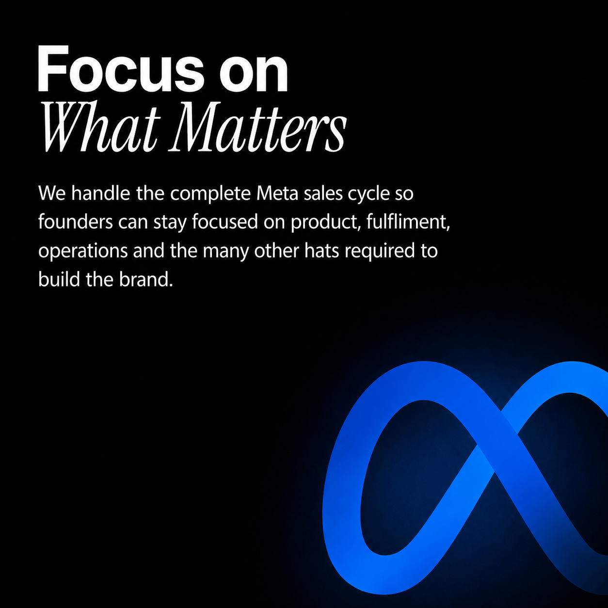 Focus on What Matters