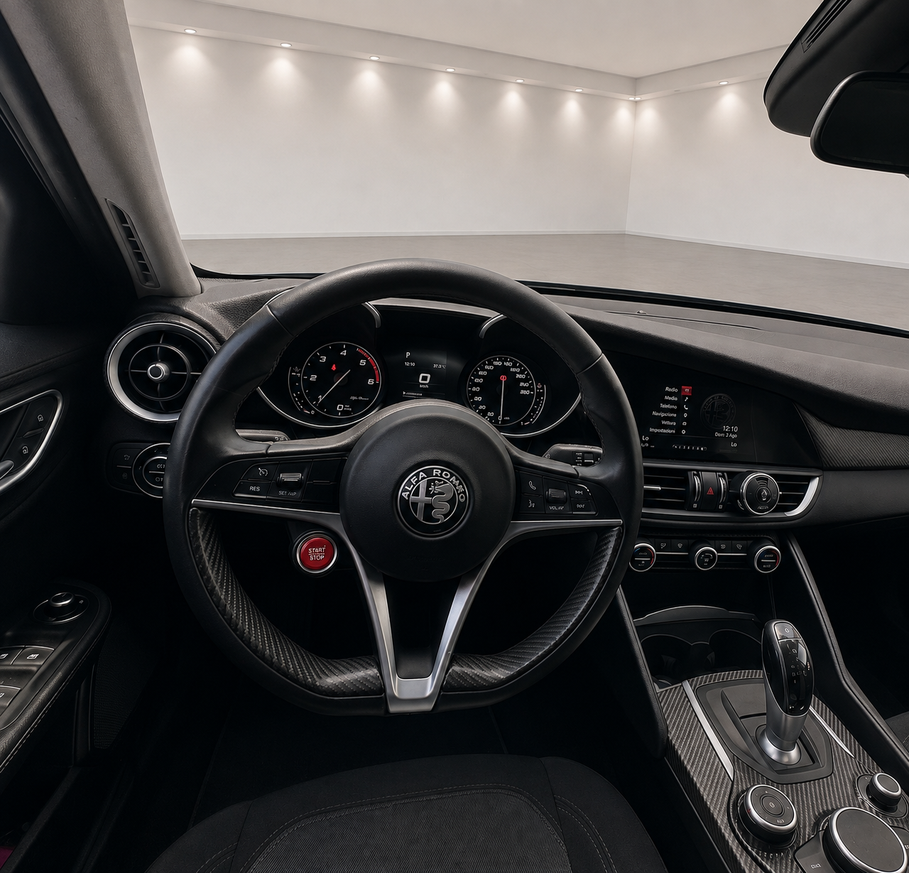 Alfa Romeo Giulia, cruscotto