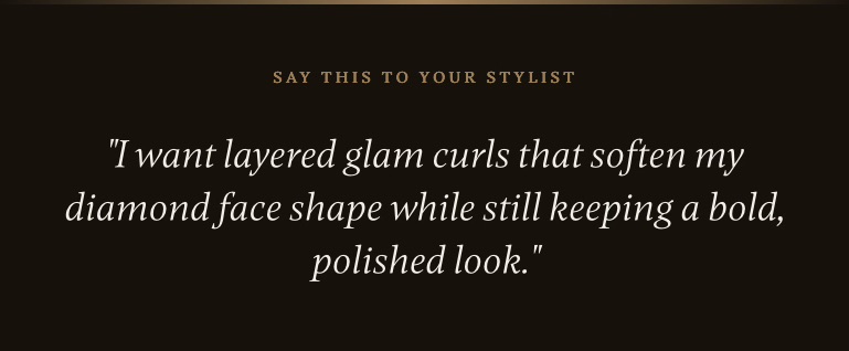 The Say This To Your Stylist script from the Signature Look Card