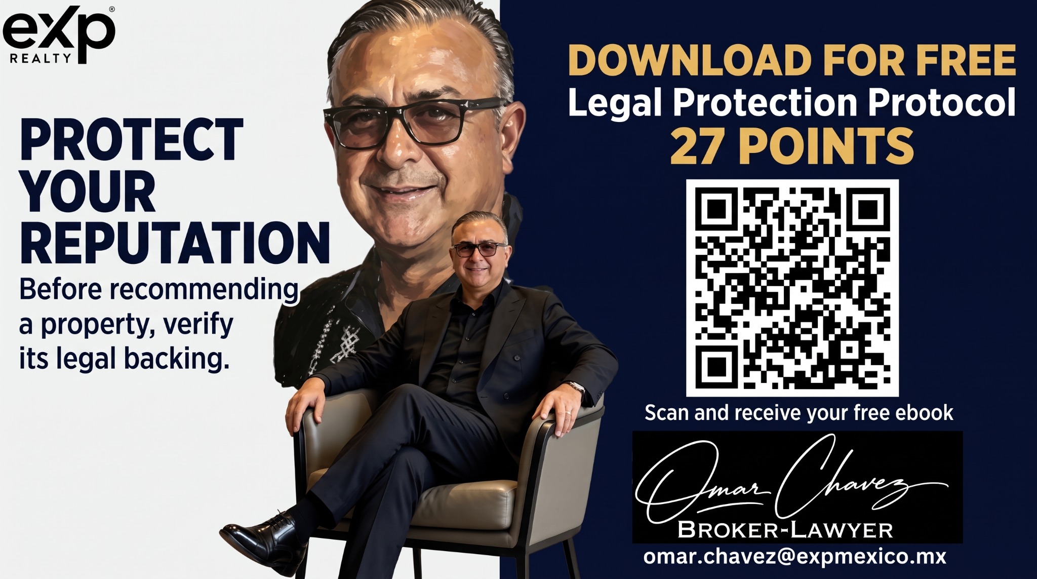 Download Omar Chávez’s free 27-Point Legal Protection Protocol