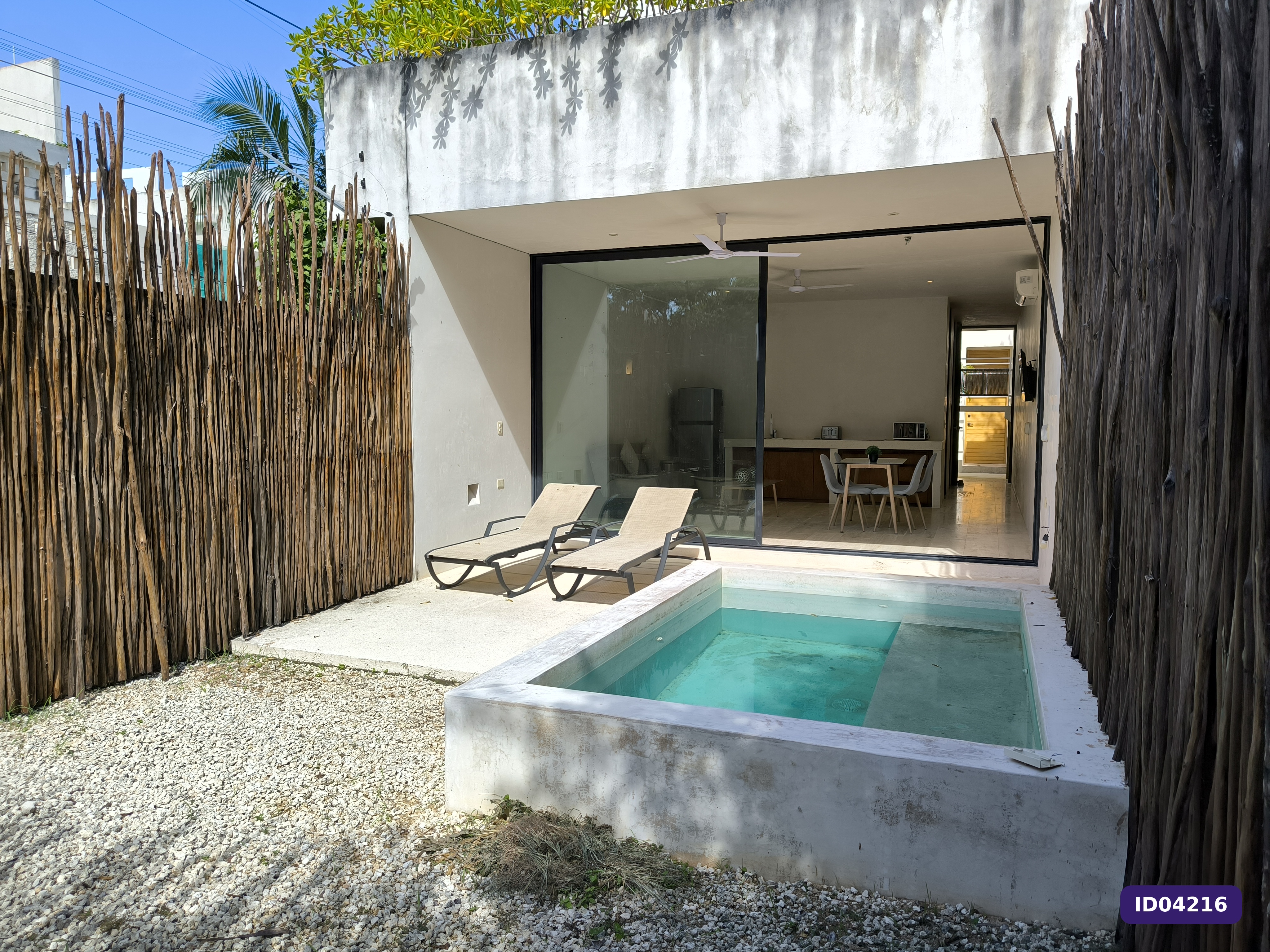 Piscina y patio privado, 1 Bedr, super precio de venta, en Tulum, Veleta