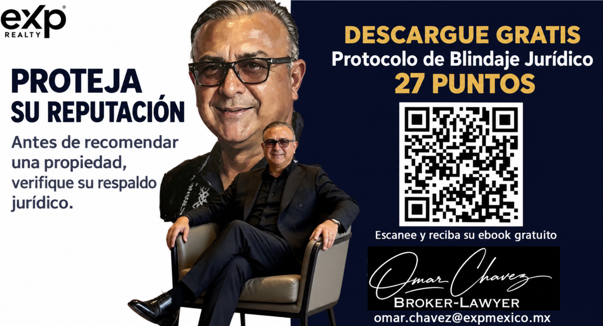 Descargue gratis el Protocolo de Blindaje Jurídico de 27 puntos de Omar Chávez