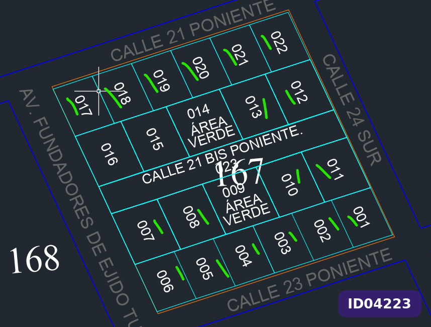 Lots of 345 sqm, H2 density, close to 5th avenue in Tulum