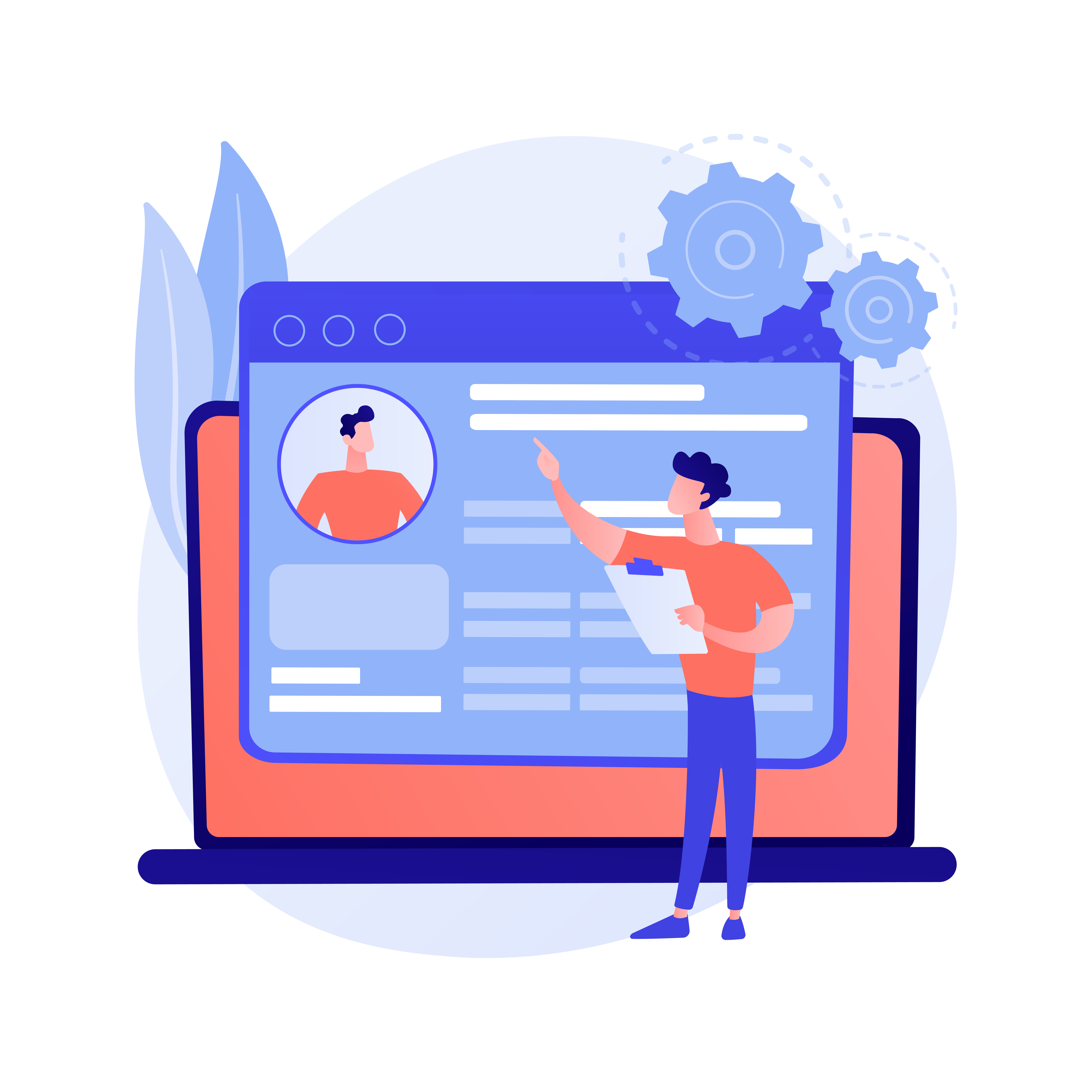 Graphics for website visitor identification Graphics for website visitor identification