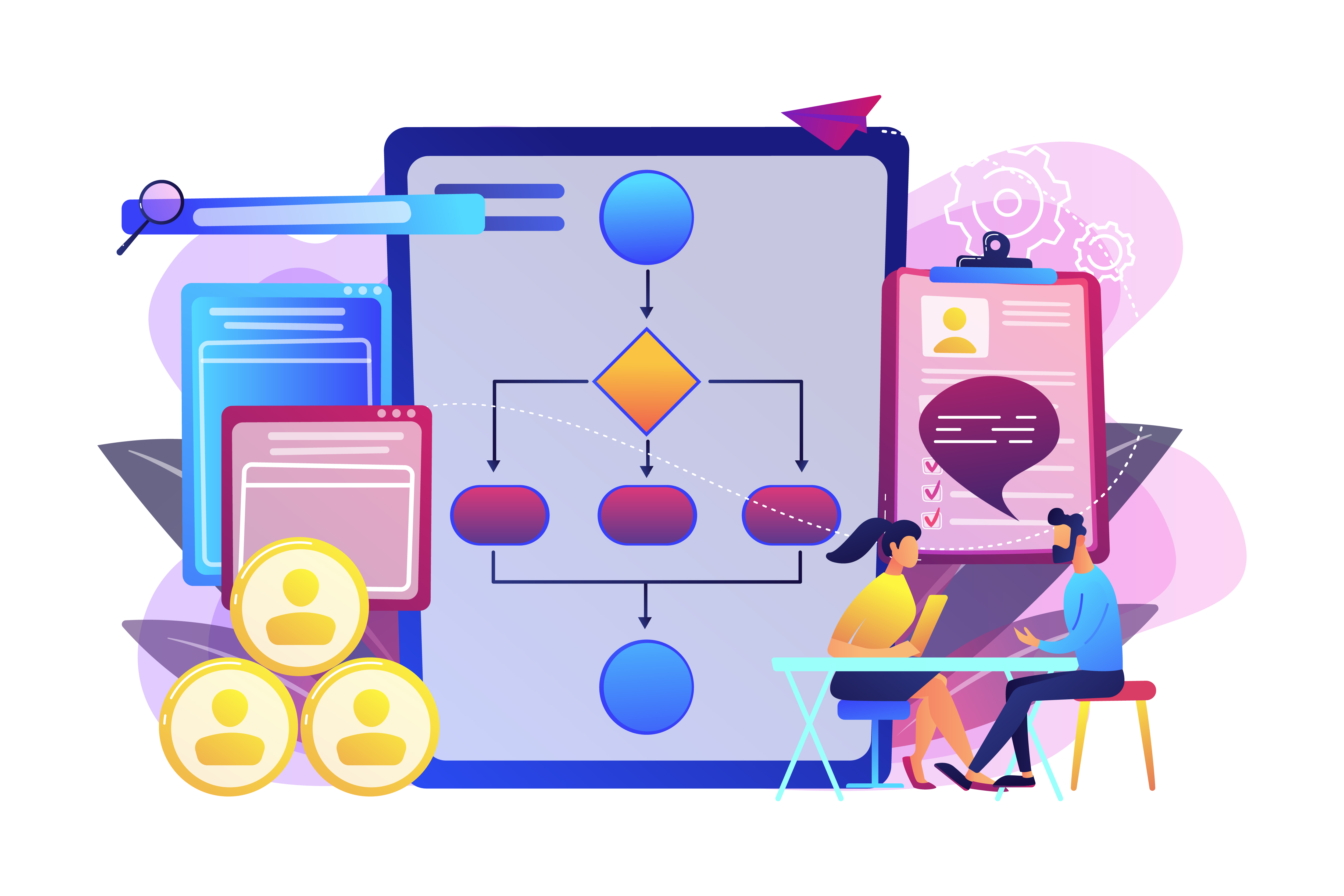 Graphics for lead nurturing software Graphics for lead nurturing software