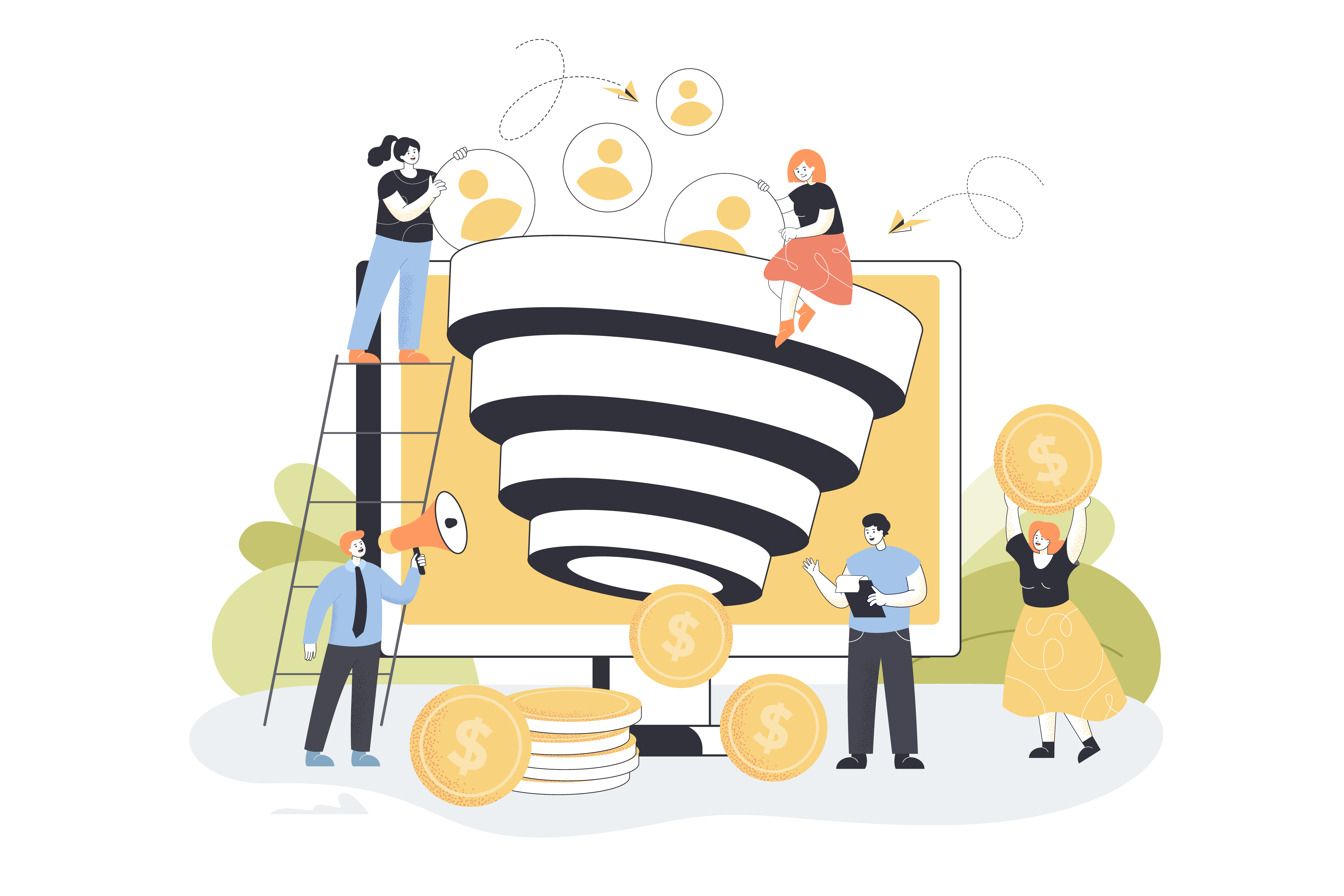 Graphics for b2b lead generation best practices