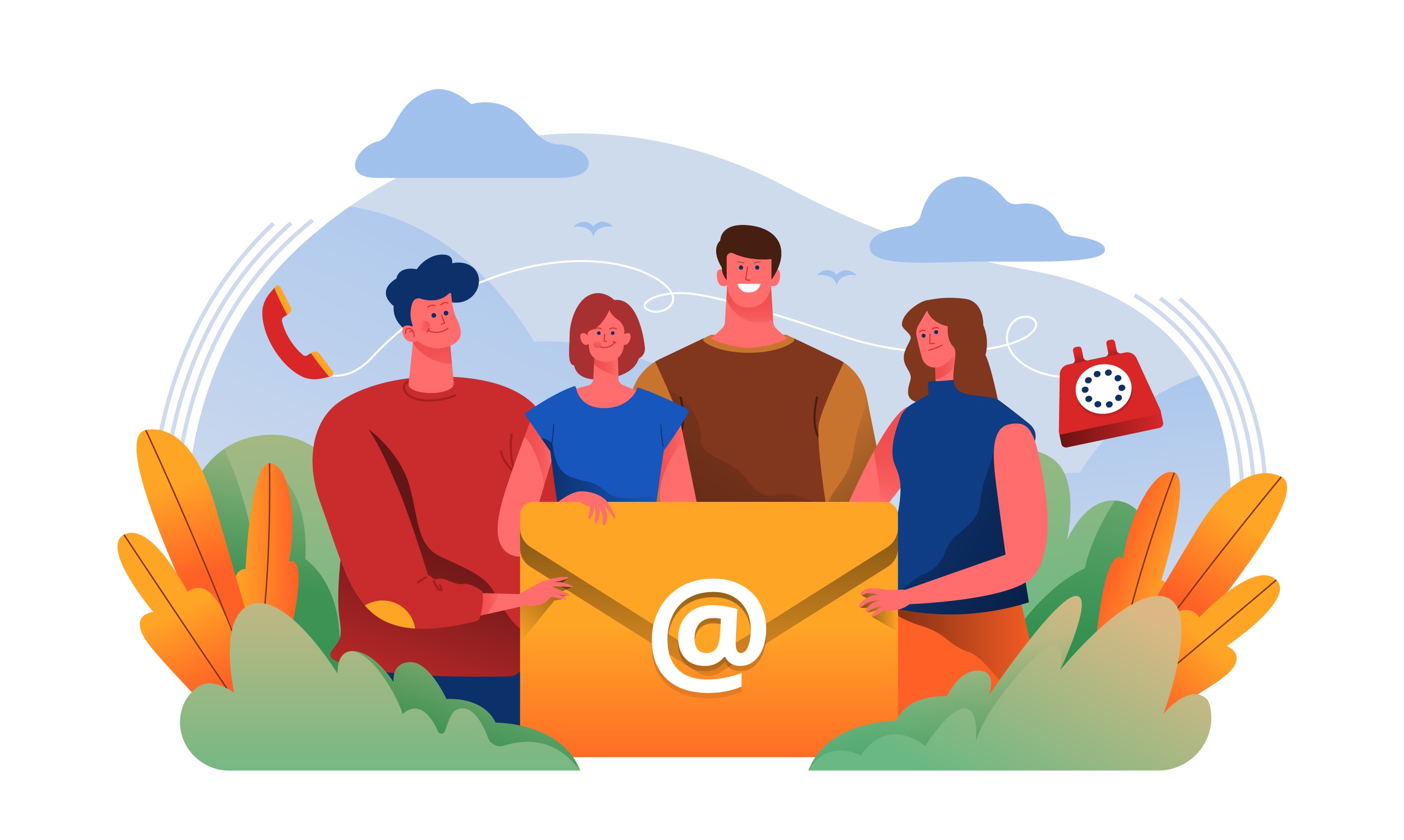 Graphics for email nurture campaign