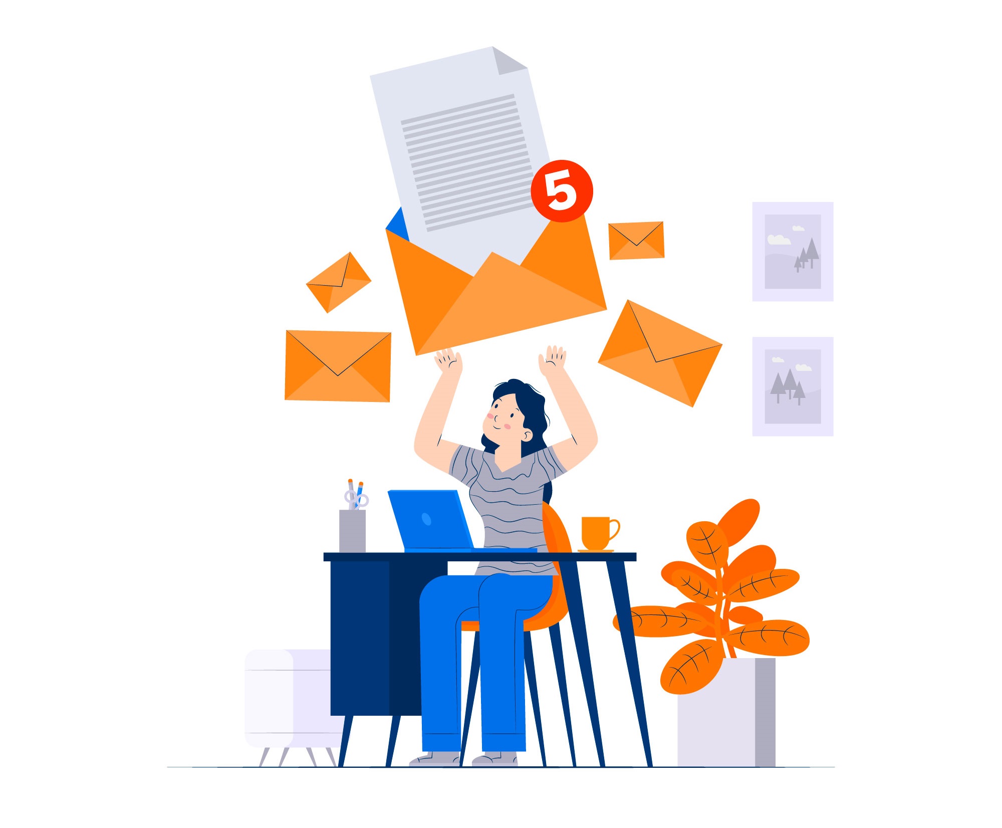 Graphics for email sequence examples Graphics for email sequence examples