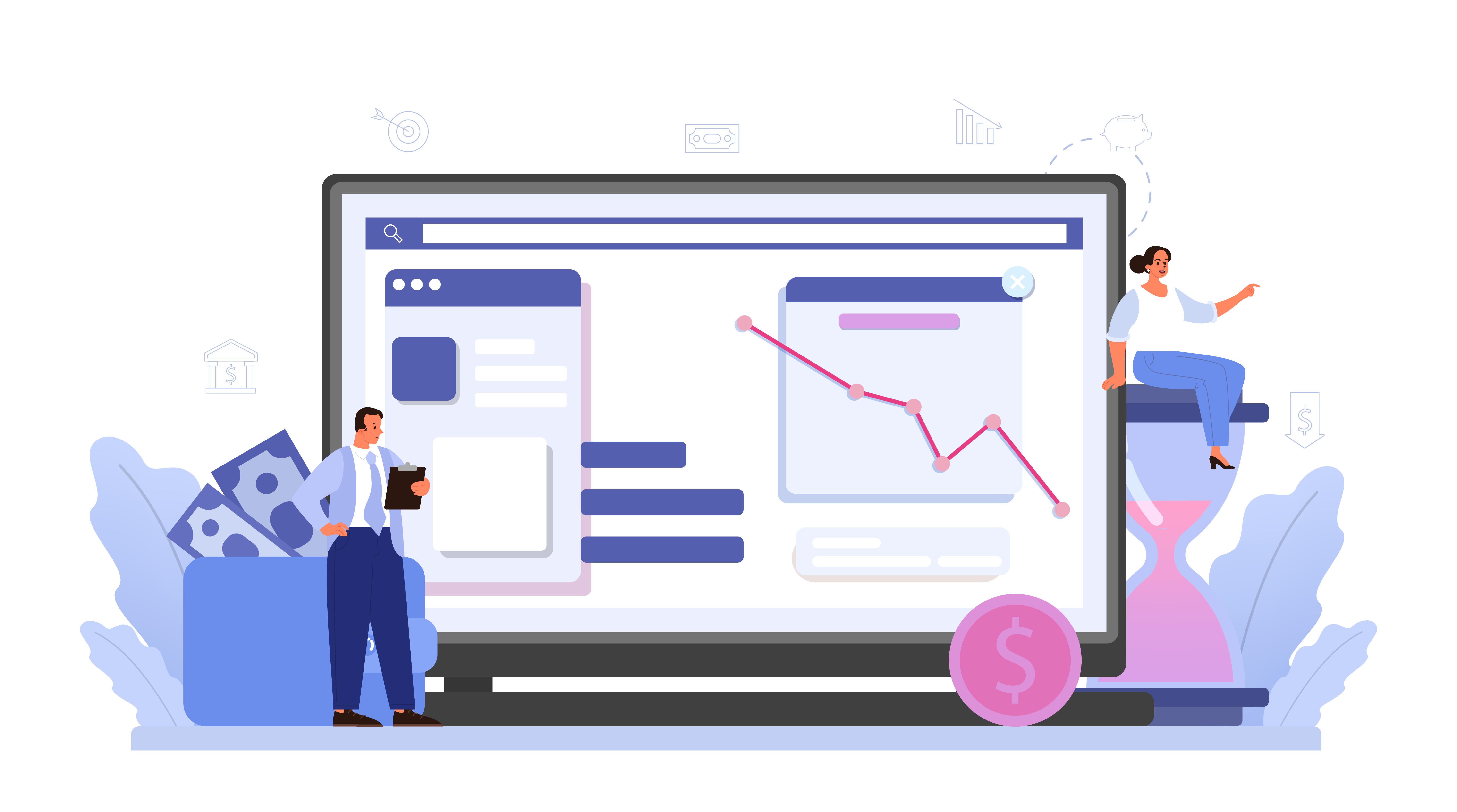 Graphics for sales process template Graphics for sales process template