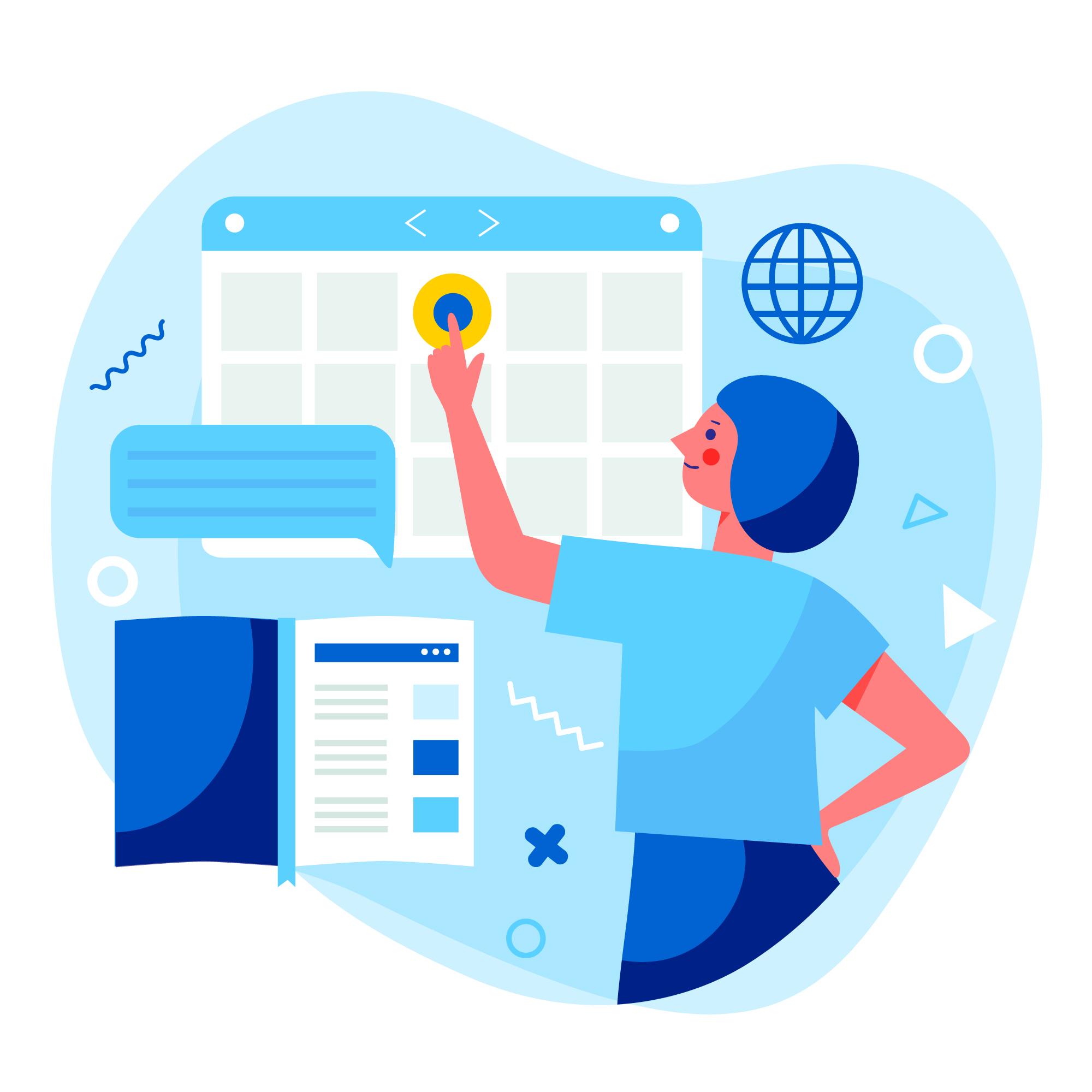 Graphics for website visitors