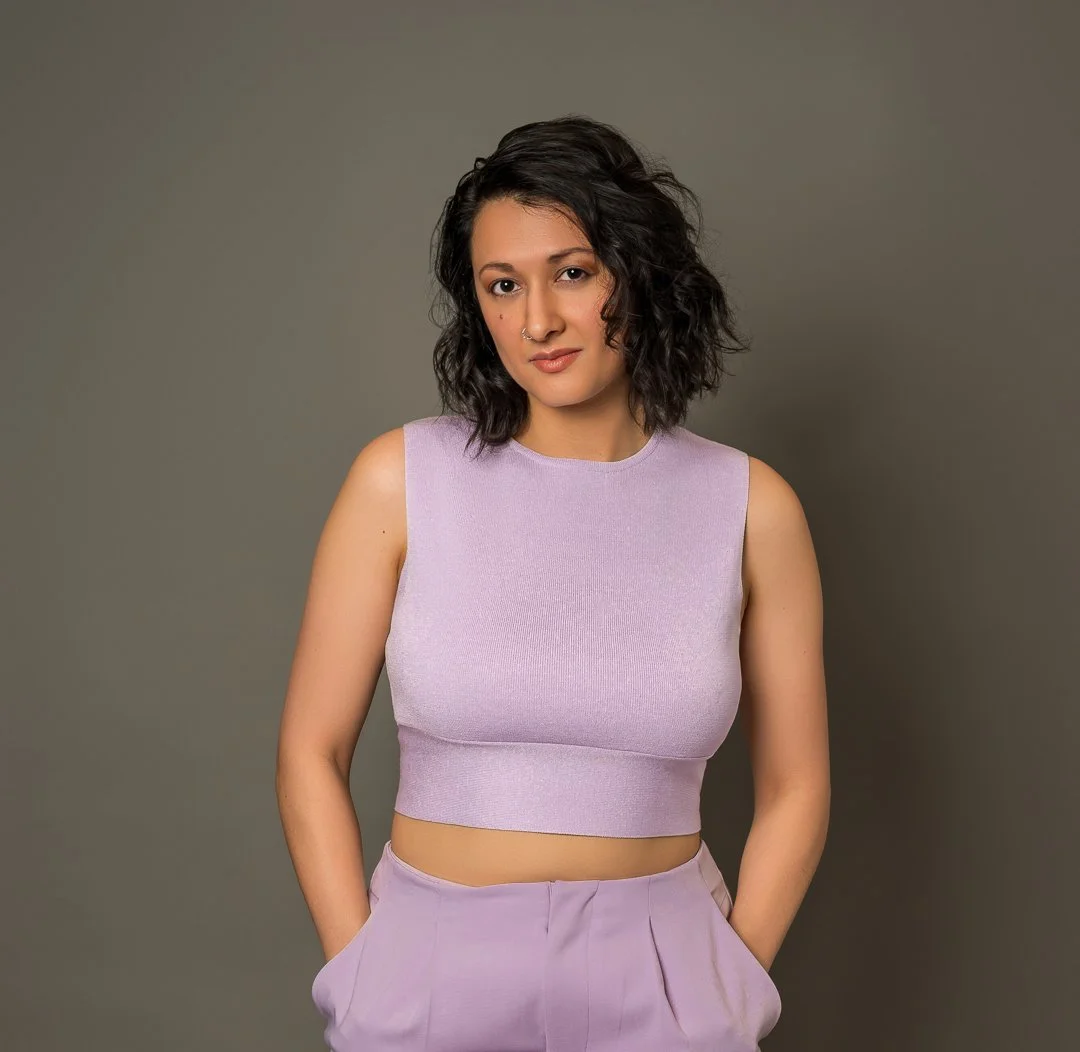 professional woman in lavender