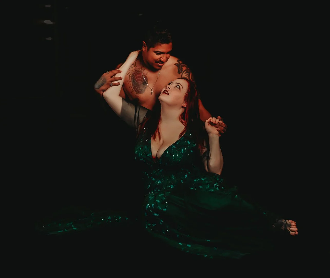 couple that looks like they are on cover of romance novel