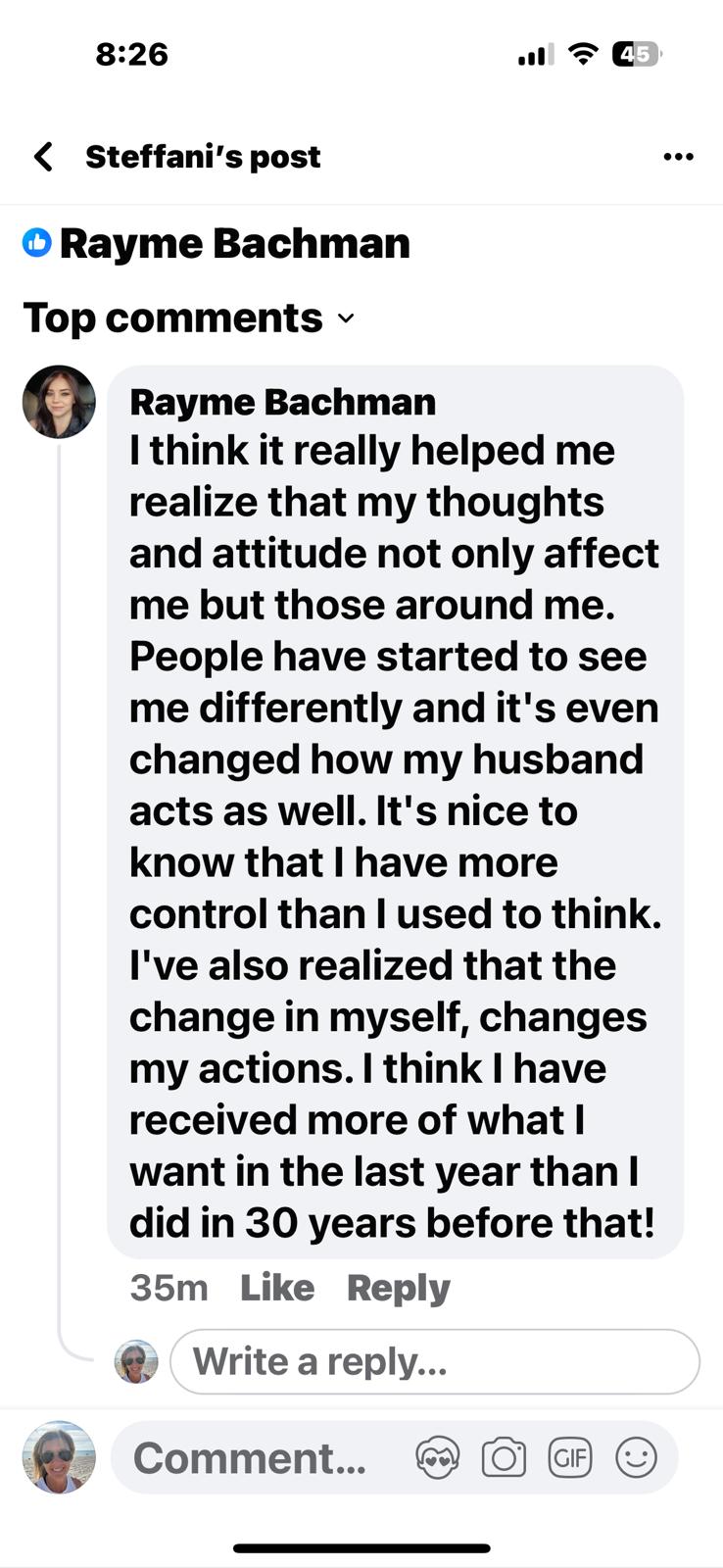 RTJ graduate testimonial