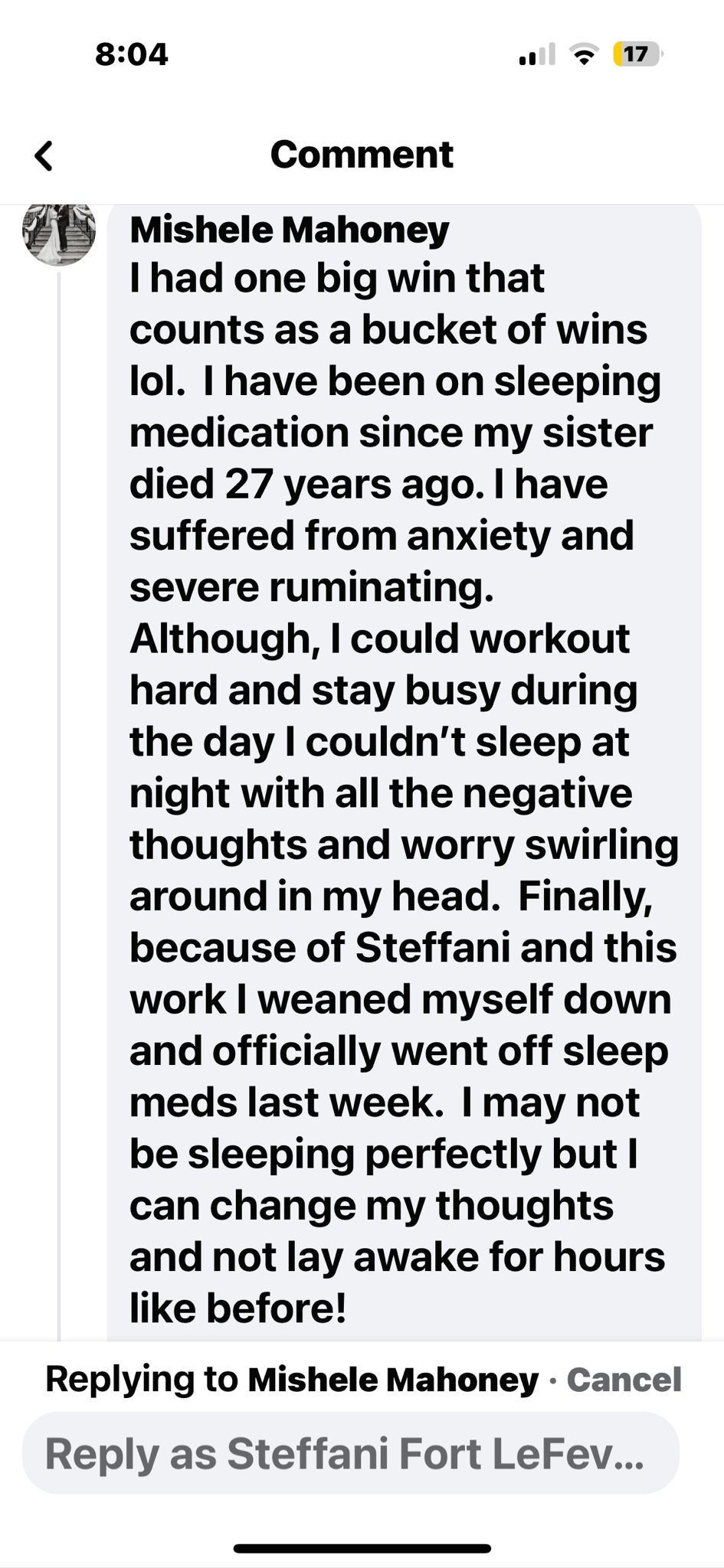 RTJ graduate testimonial