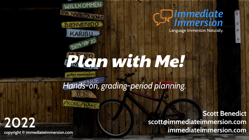 Plan with Me! Webinar