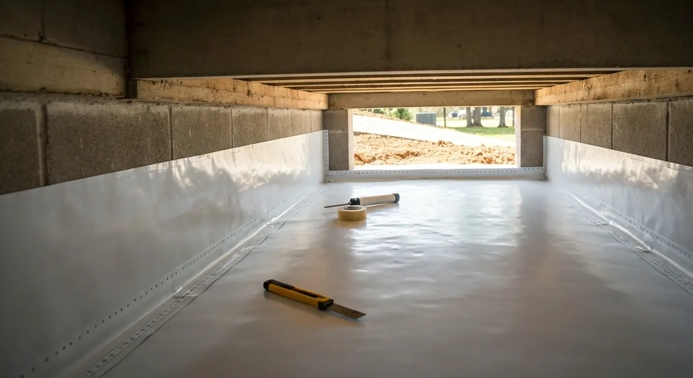 Crawl space encapsulation