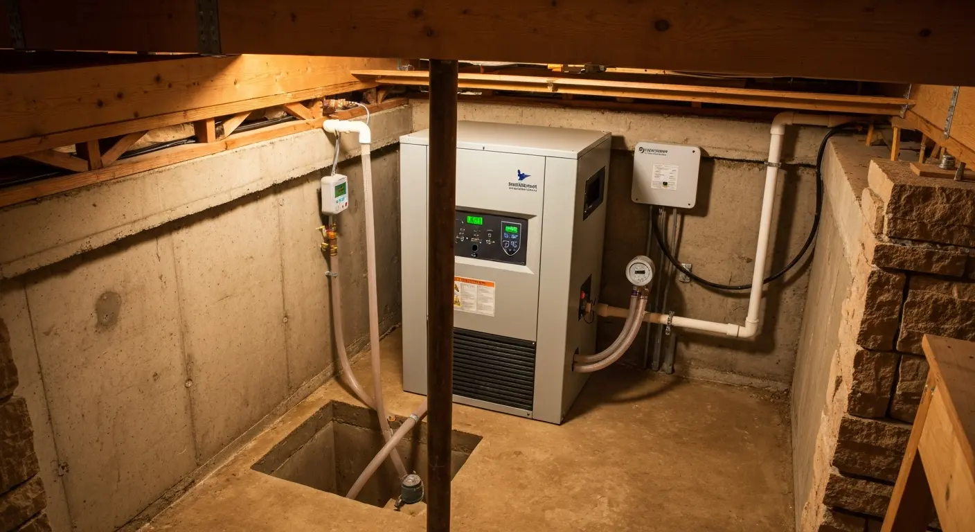 Dehumidifier setup