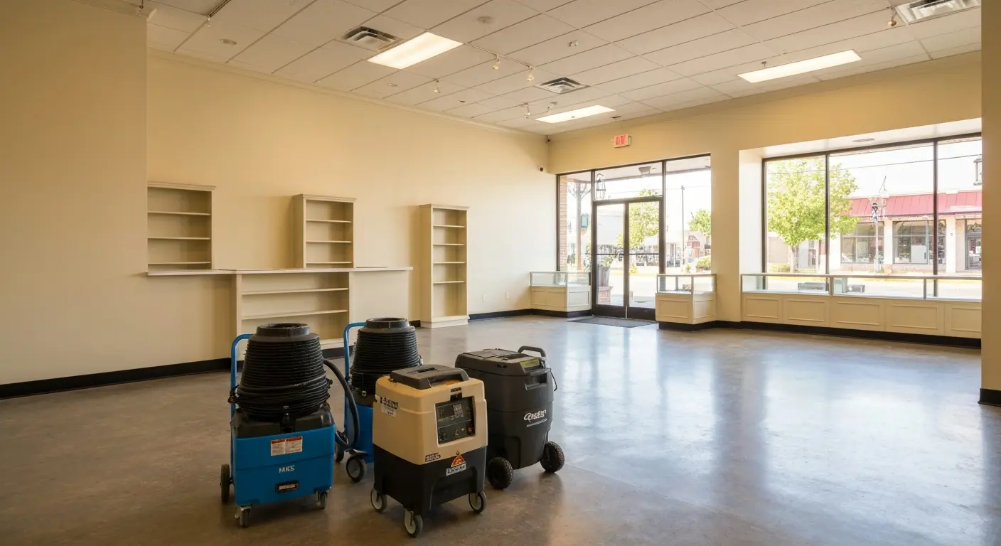 Commercial fire damage restoration