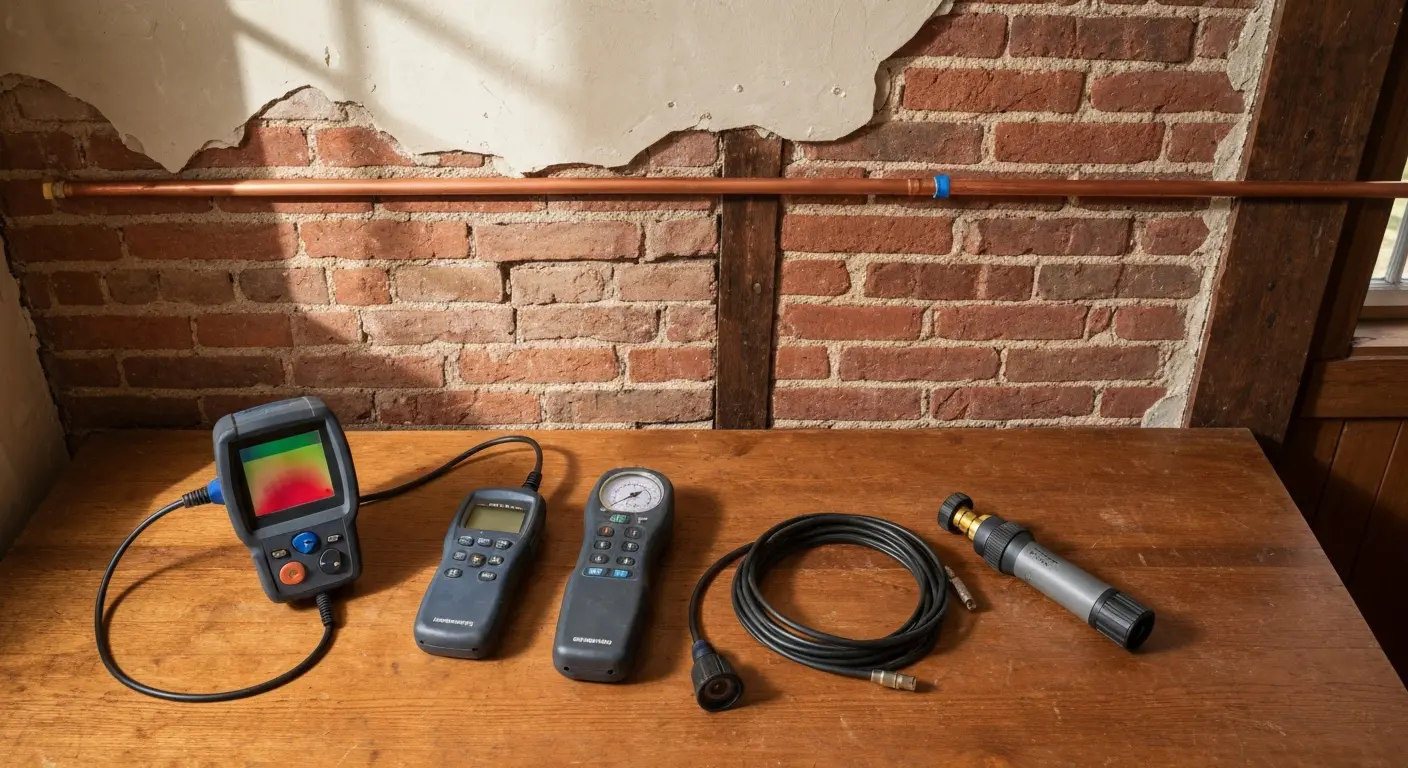 Burst pipe water damage