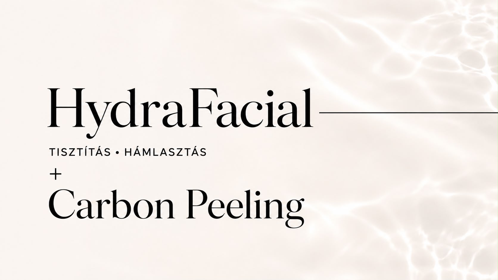 Everglow Carbon Laser & HydraFacial - prémium kombináció