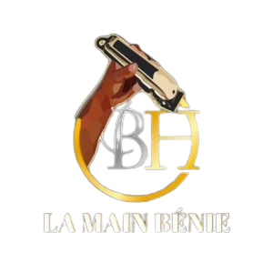 Logo La Main Bénie, doré