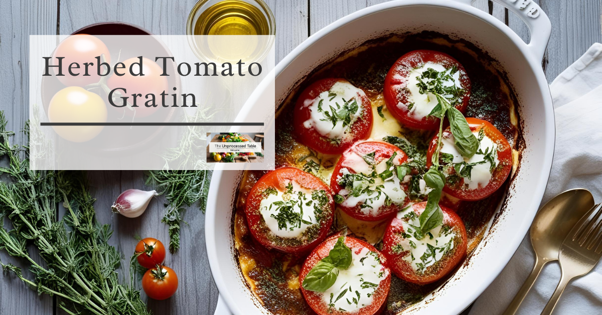 Tomato Gratin with Herbs & Crunch