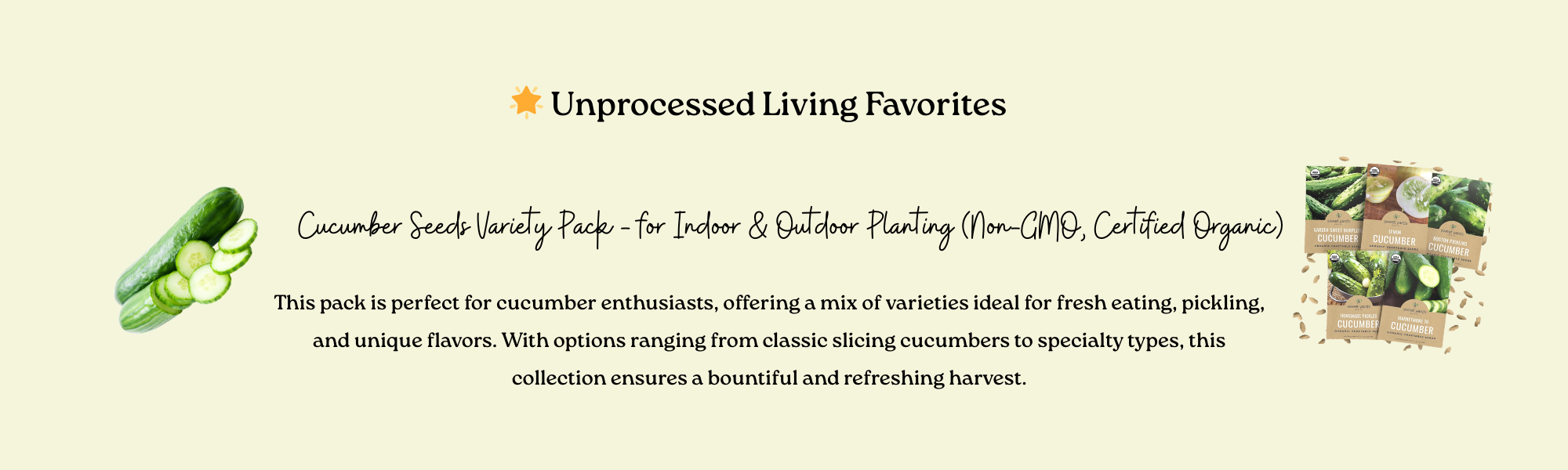 CUCUMBER LOVERS COLLECTION CUCUMBER LOVERS COLLECTION