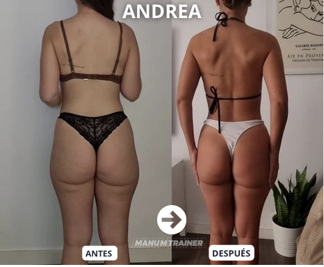 Antes y después Andrea