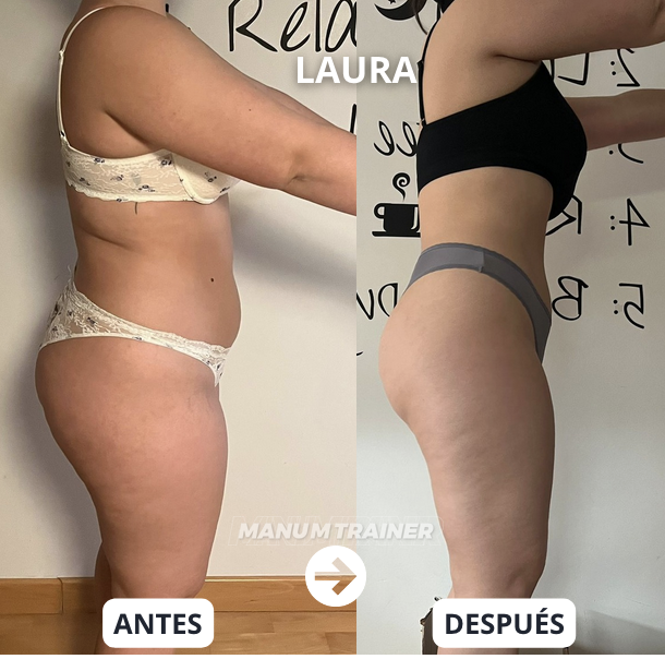 Antes y después Laura