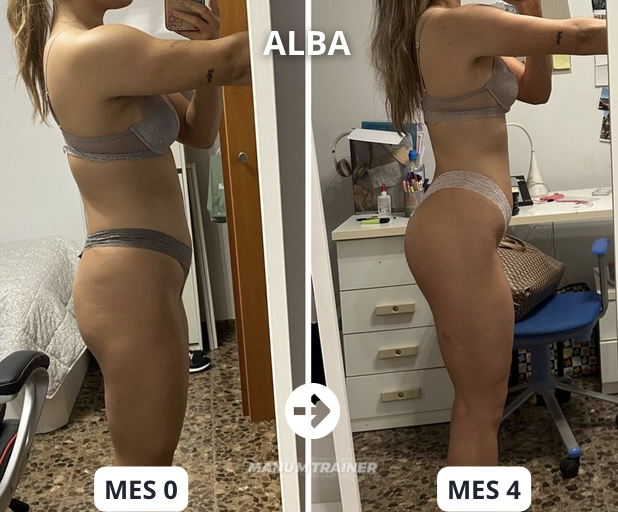 Antes y después Alba